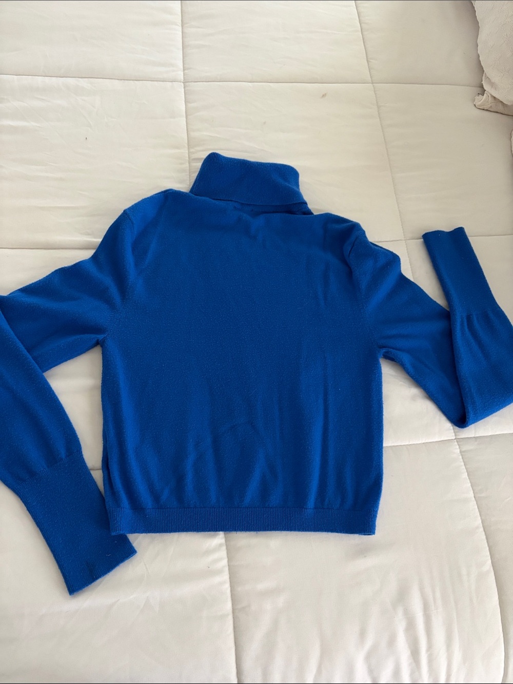 Express Electric Blue Turtleneck Sweater